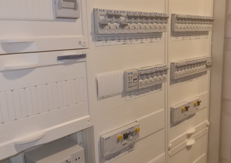 Zähleranlage im Einfamilienhaus